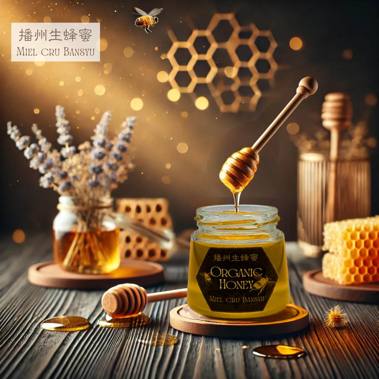 Amazon | 播州生蜂蜜 ~Miel cru banshu~ 250g | ノーブランド品
